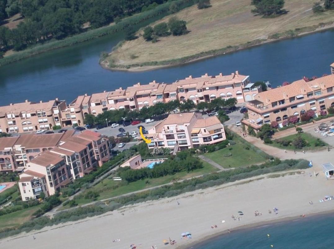 Appartement Entre La Lagune Et La Mer Avec Piscine, Direct Plage, Vue Partielle Mer Saint-Cyprien  Exterior foto